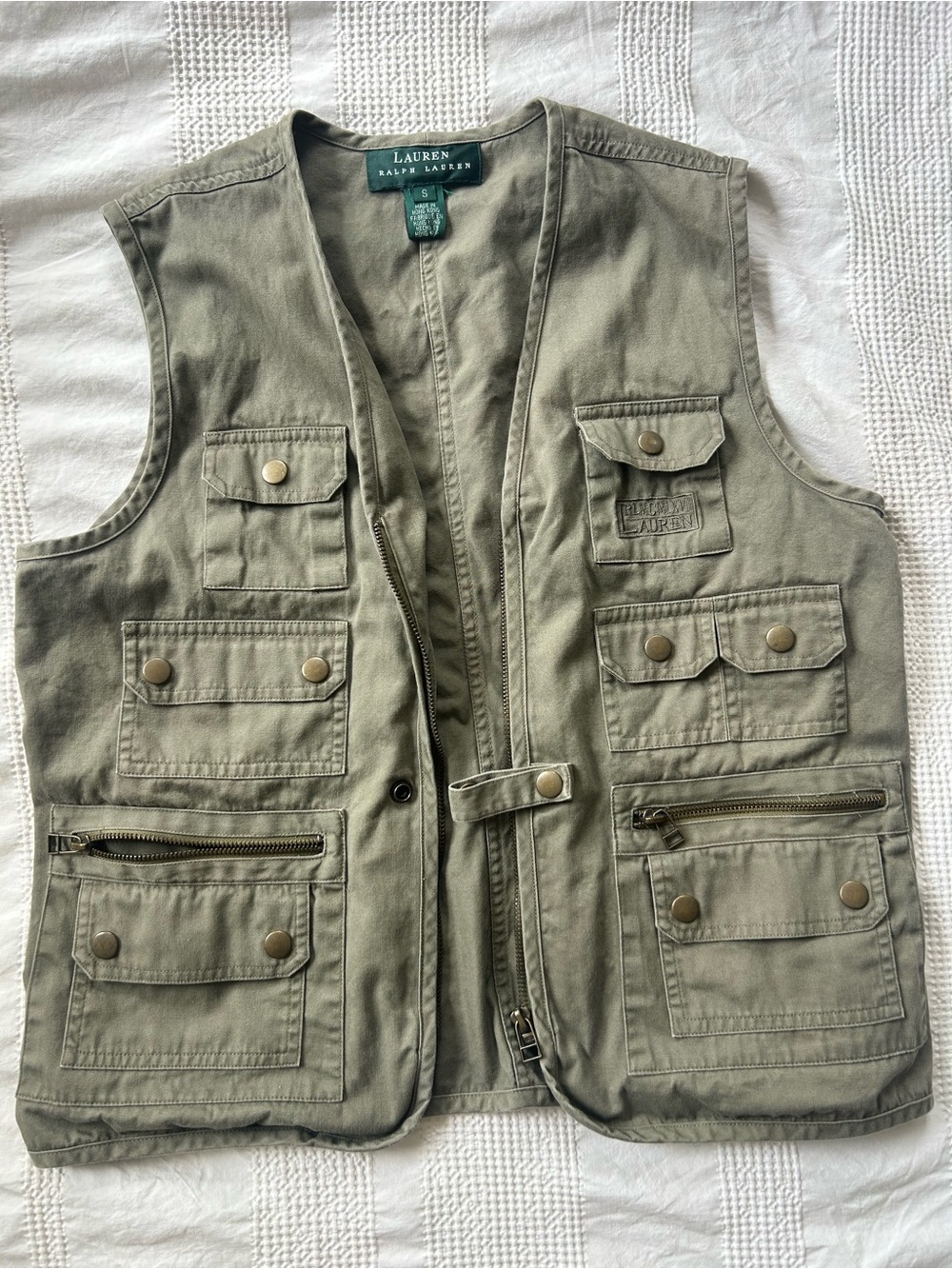 Ralph Lauren Vintage Utility Cargo Vest